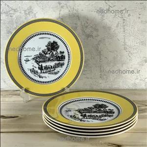 بشقاب پلو خوری ویلیج فله ای چینی زرین (یک عدد) درجه یک