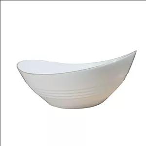 کاسه لردشید مدل فلورا طرح سزار کوچک لب طلا کد F102