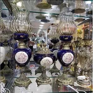 شمعدان و شکلات خوری یا کاپ برنزی  مدل دو فرشته (تضمین کیفیت) ارتفاع 60 سانتی