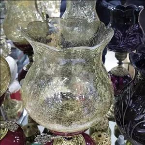 حباب شمعدان و لاله  طرح ترک خورده