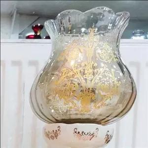 حباب لاله شمعدان مدل طلاکوب سایز بزرگ و کوچک