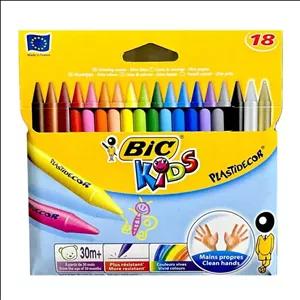 مداد شمعی 18 رنگ بیک سری Kids