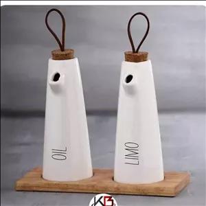 ست آبلیمو و روغن ریز درب چوب پنبه ای نورا