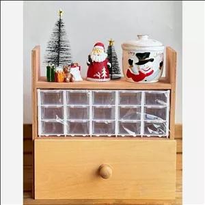 باکس حبوبات 15 کشو رویال چوبی