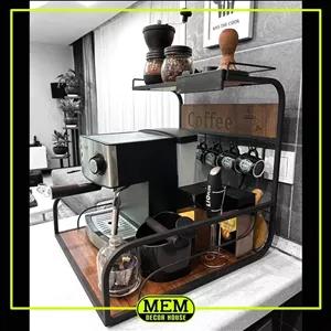 استند اسپرسوساز فلزی کف چوب کیفیت عالی استند دستگاه قهوه ساز استندقهوه ساز استنداسپرسوساز جهیزیه عروس