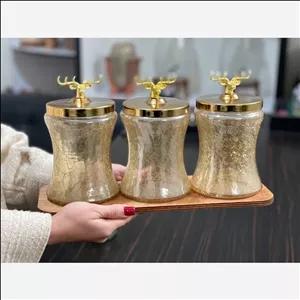 پاسماوری مستطیل عسلی کمر باریک