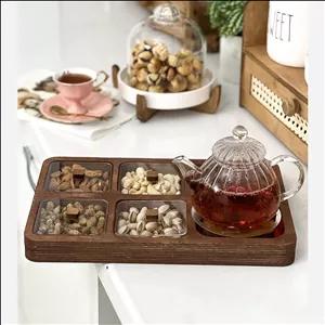 تیبگ چوبی 4خانه وارمردار کیفیت چوب عالی چوب روس درجه یک