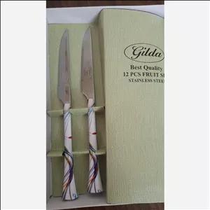 کارد میوه خوری تیغه یک تیکه مارک گیلدا کیفیت عالی