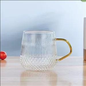 لیوان پیرکس طرح راه راه پایین طرحدار