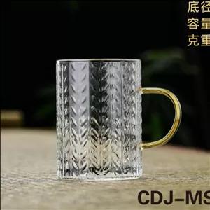 لیوان پیرکس طرح گندمی