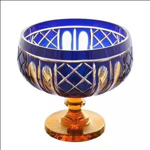 کاسه گرد پایه دار250 تمام کریستال darel تولیدJcc