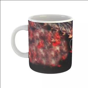 ماگ مدل قلب طرح کهکشان ۲