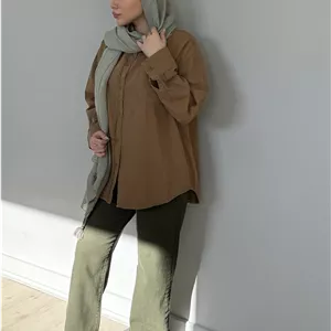 شومیز کتان نخ بیسیک