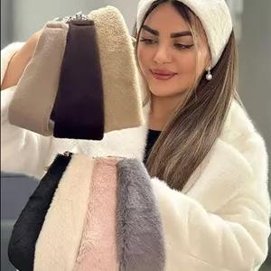 هدبند خز روسی زنانه | گرم، شیک و ترند زمستانی