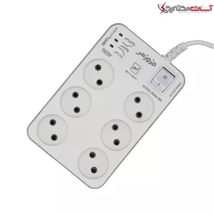 محافظ شش خانه صوتی و تصویری فروزش مدل FR600 با کابل 1.8 متری