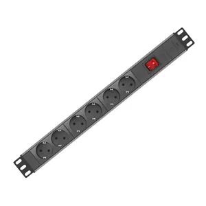 شش راهی رک مونت پارت الکتریک با کابل 1.8 متری مدل PE2253