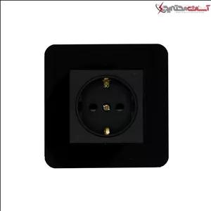پریز ارتدار پارت الکتریک مدل پارلا پلاس مشکی با مغزی سرامیکی کد PE7555/01
