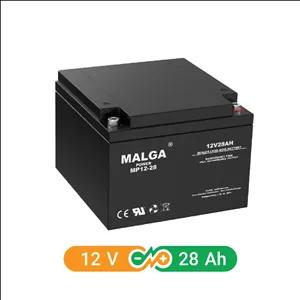 باتری یو پی اس 28 آمپر ساعت مالگا پاور (MALGA POWER) 12 ولت