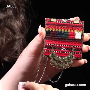 گردن بند رو مانتویی سوزن دوزی بلوچی دست ساز