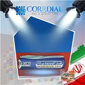 فویل آلومینیوم مش و رنگ جی کات ( 1000 گرم - عرض 20 سانتی متر - بیمه ارسال - Professional Barber G.KOT Foil)