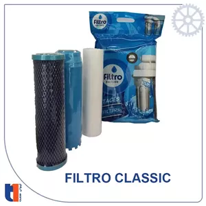 پک فیلتر ۳ مرحله اول دستگاه تصفیه آب کلاسیک فیلترو مدل FILTRO CLASSIC