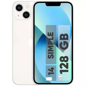 گوشی موبایل اپل مدل iPhone 14 دو سیم کارت ظرفیت 128 گیگابایت و رم 6 گیگابایت نات اکتیو