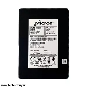 هارد اس اس دی میکرون SSD 256GB Micron مدل MTFDDAK256TBN