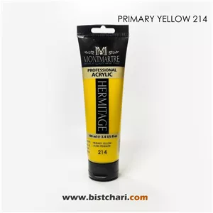 رنگ اکریلیک 100ml کد 214 (Primary Yellow) برند مونمارت Montmartre