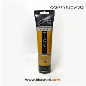 رنگ اکریلیک 100ml کد 282 (Ochre Yellow) برند مونمارت Montmartre