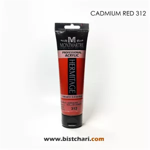 رنگ اکریلیک 100ml کد 312 (Cadmium Red) برند مونمارت Montmartre
