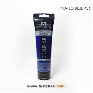 رنگ اکریلیک 100ml کد 436 (Phtalo Blue) برند مونمارت Montmartre