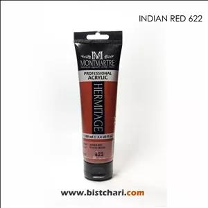 رنگ اکریلیک 100ml کد 622 (Indian Red) برند مونمارت Montmartre