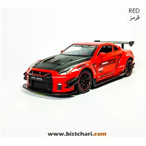 ماکت ماشین نیسان Nissan مدل GTR R35 رنگ قرمز