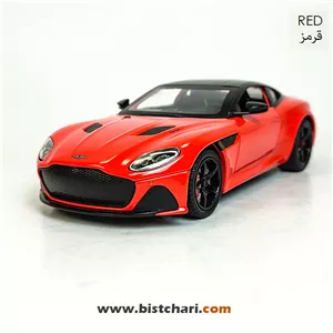 ماکت ماشین استون مارتین Aston Martin مدل DBS Super Leggera رنگ قرمز