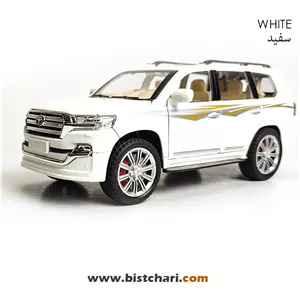 ماکت ماشین تویوتا Toyota مدل لندکروزر Land Cruiser 200 V8 رنگ سفید