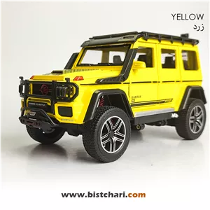 ماکت ماشین مرسدس بنز  Mercedes-Benz مدل (G-Class (Brabus Adventure رنگ زرد