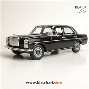 ماکت ماشین مرسدس بنز Mercedes-Benz مدل (W115)220 رنگ مشکی