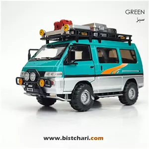 ماکت ماشین میتسوبیشی Mitsubishi مدل Delica رنگ سبز
