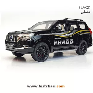 ماکت ماشین تویوتا Toyota مدل Prado J150 رنگ مشکی