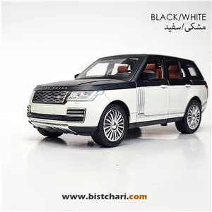 ماکت ماشین رنج روور Range Rover مدل L405 رنگ مشکی/سفید
