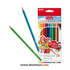 مداد رنگی 12 رنگ برند برونزیل Bruynzeel