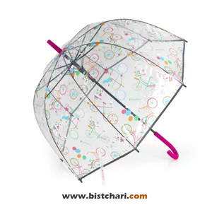 چتر عصایی شفاف مدل Fiori برند Gabol کد 234299031