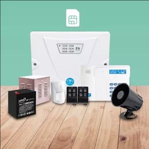 پک دزدگیر کلاسیک با 1 تا 4 چشمی ساده و تلفن کننده سیم کارتی