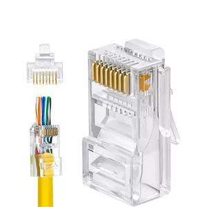 سوکت شبکه CAT6 UTP برند دی نت (D-net) میان گذر