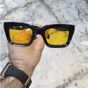 عینک شب سلین کائوچو زرد