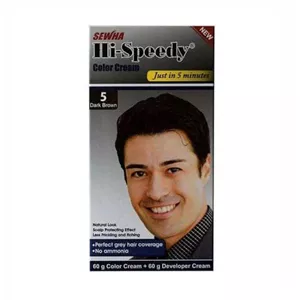 کیت رنگ مو مردانه های اسپیدی مدل Dark Brown شماره 5