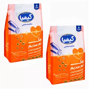 نمک کم سدیم منیزیم و روی کیمیا 500گرم – بسته 2 عددی