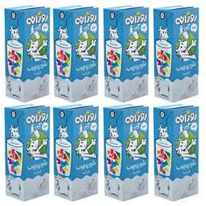 شیر پرچرب روزانه - 200 میلی لیتر بسته 8 عددی