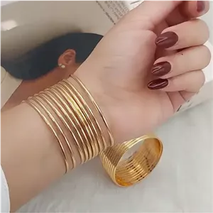 النگو زنانه YX مدل آینه ای 2 میلی‌متر بسته 3 عددی