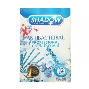کاندوم شادو مدل ضد قارچ Antibacterial بسته 12 عدی